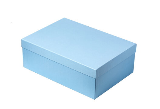 Light blue gift box with lid for packaging