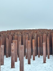 Fototapeta premium Monument of repression in Budapest
