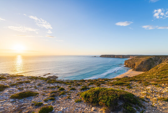 Sunset Landscape along the Innes National Park Coast, Yorke Peninsula, South Australia