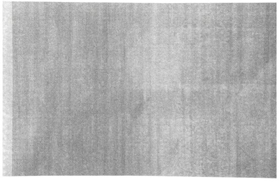 Vintage gray paper texture with vertical grain lines and torn edge, faded document surface for retro design and creative print project