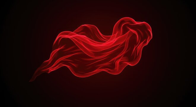 Ethereal, translucent red phantom floating ominously in darkness, evoking horror, danger, and supernatural power ,spooky ,frightening ,fantasy