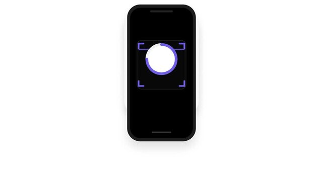 Mobile Payment Process Sequence UI UX Design Flow Showing QR Code Scanner and Success Confirmation Animation