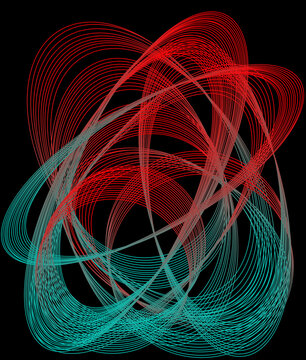 Circling Movement Of Energy Waves