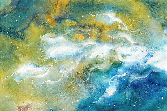 blue water background