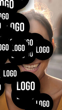 Premium Transitions Logo 2 Right VERTICAL &ndash; Creative Logo Reveals, Brand Wipes and Animated Identity Transition Effects for Promos, Openers, Reels, Stories and Social Media Videos