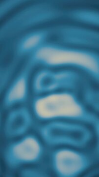 Abstract wave interference moire fringe ripple background seamless loop in soft blue tones vertical 9:16