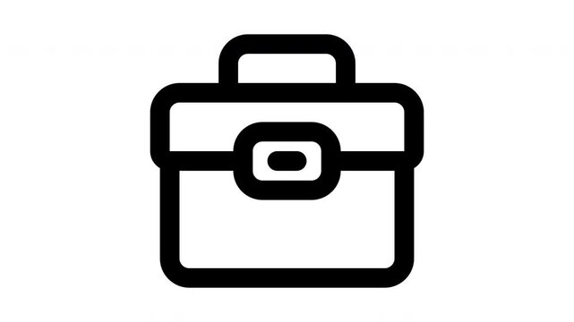 toolbox animated Line Icons Premium 4K, Modern Minimal Outline Motion Graphics Collection