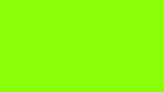 Animation Slideshow Wave Pattern Transition on Green Screen Background