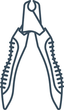 Outline Nail Clippers Icon