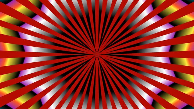 simple gradient Hypnotic spiral lines rotating background animation style