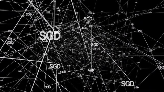 Singapore Dollar Currency Symbol Animation for Banking and Business