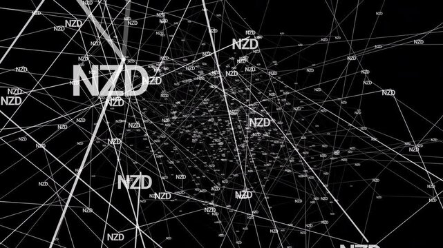 New Zealand Dollar Currency Symbol Animation for Global Finance