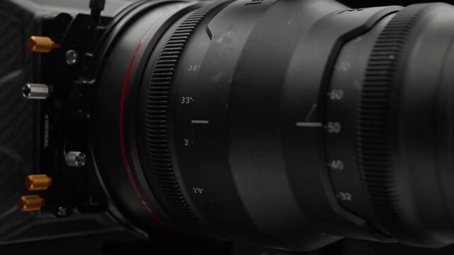 Cinema Zoom Lens Scale Transition Production Macro