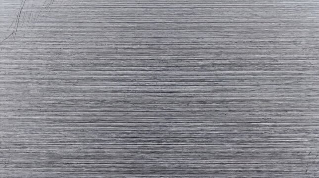 Brushed Metal Texture Background with Horizontal Scratches