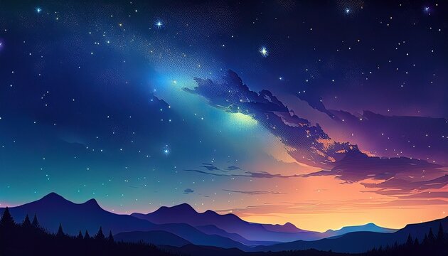 Night Sky Backround
