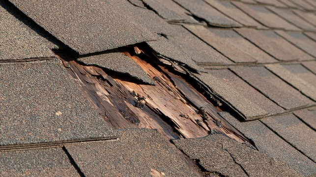 At the inspection edge, the roof flashing and shingle section presents one unresolved condition beside an anonymous condition record, linking a visible wear clue to its likely