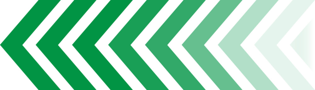 Gradient chevron arrow pattern. Abstract directional movement design. Modern forward indicator symbol on transparent background. 