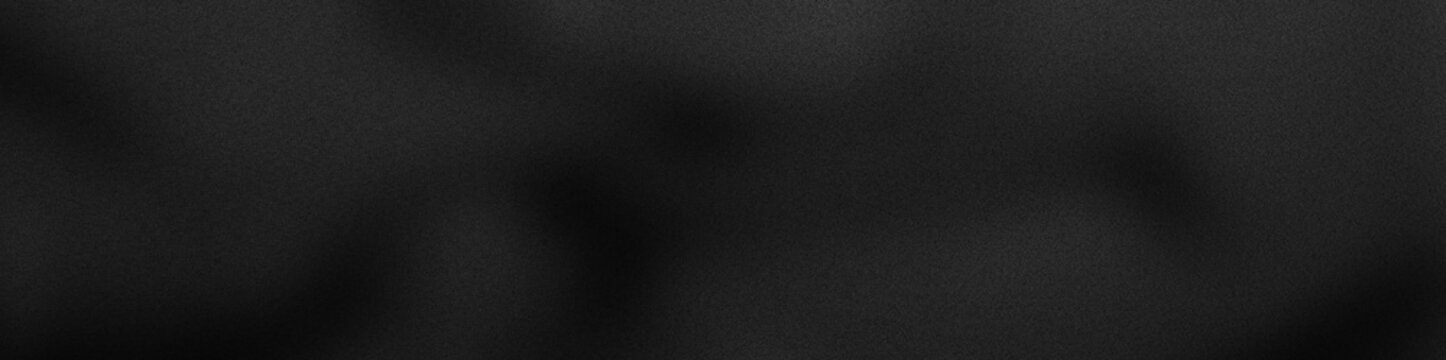 Black abstract background design. Modern wavy line pattern (guilloche curves) in monochrome colors. Premium stripe texture for banner, business background. Dark horizontal vector template
