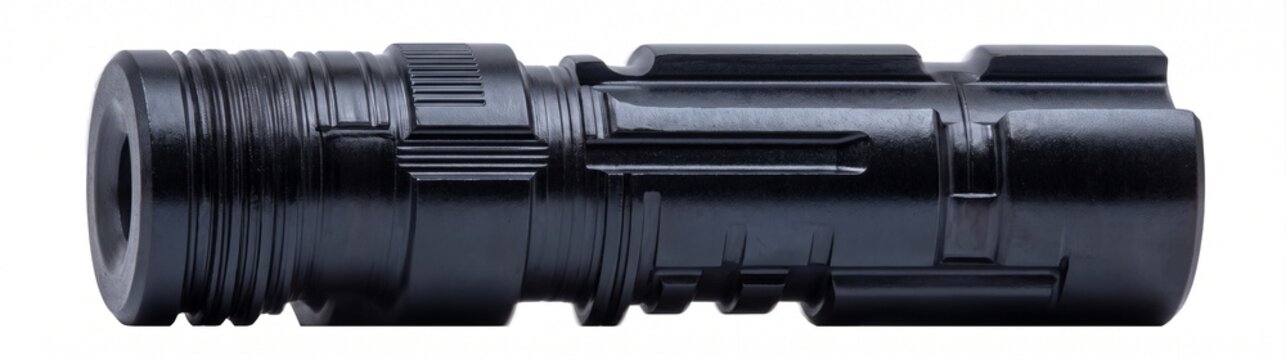 Internal element of an RF dummy load. Dark ceramic rod coated in an ultra-uniform carbon film resistor layer. Transmitter testing and calibration hardware.