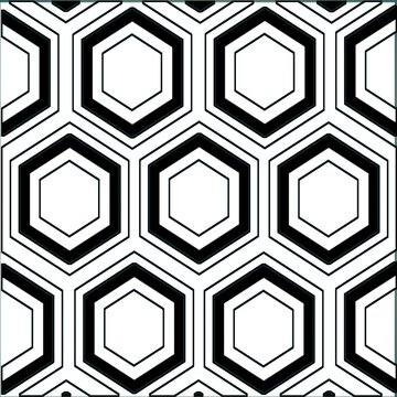 black and white seamless pattern