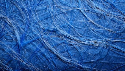 Obraz premium Blue Paper Parchment Background With Fibers