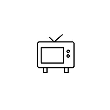 tv set vector