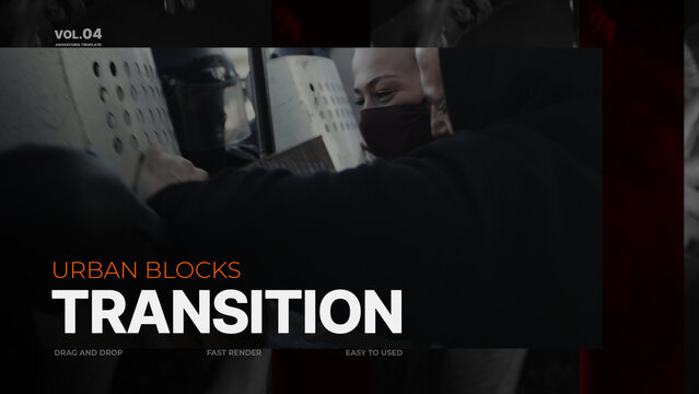 Urban Blocks Transition / 4k Resolution / Horizontal / Part 04