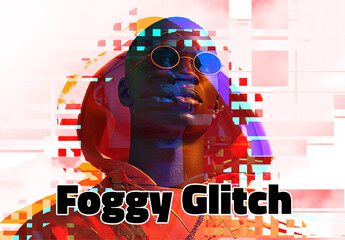 Foggy Glitch Effect