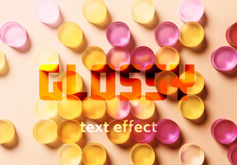Glossy Text Effect
