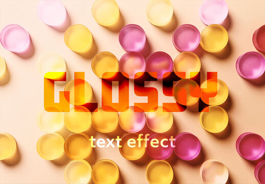 Glossy Text Effect