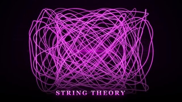 String Theory Vibrating Energy Strings in Cosmic Purple Void