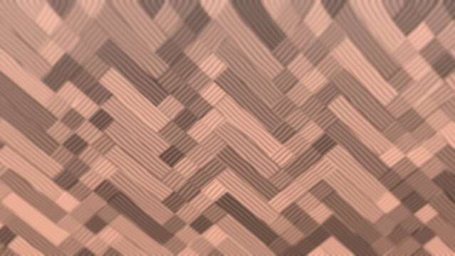 Geometric Herringbone Pattern in Muted Earth Tones