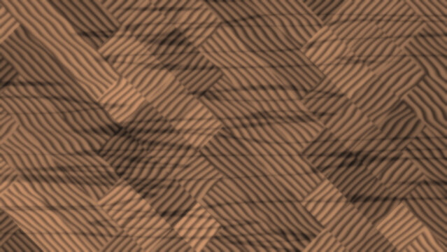 Brown wavy lines parquet pattern