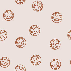 atlantic ocean map line seamless pattern atlantic ocean map thin line illustration © sevector