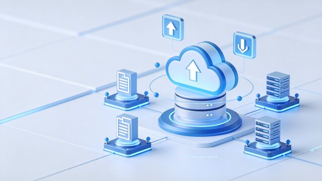 Cloud computing network diagram