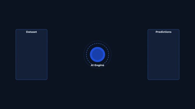 Futuristic ai chatbot interface with glowing blue neural sphere