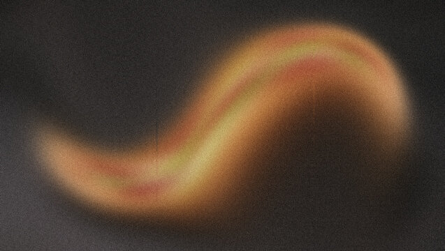 Deep speckled charcoal, ideal for cozy digital branding., undulating cloud-like form, soft plushy golden-ochre and russet-orange gradient glow