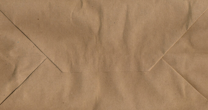 Brown Kraft Paper Envelope Texture Background for Branding Mockup and Packaging Design
