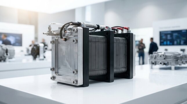 Fuel cell stack used as an electric energy conversion device composed of multiple fuel cells.