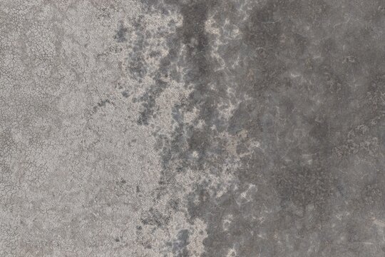 Aerial view of the weathered textured surface near Little Gaynor Lake in Longmont, Colorado, United States.