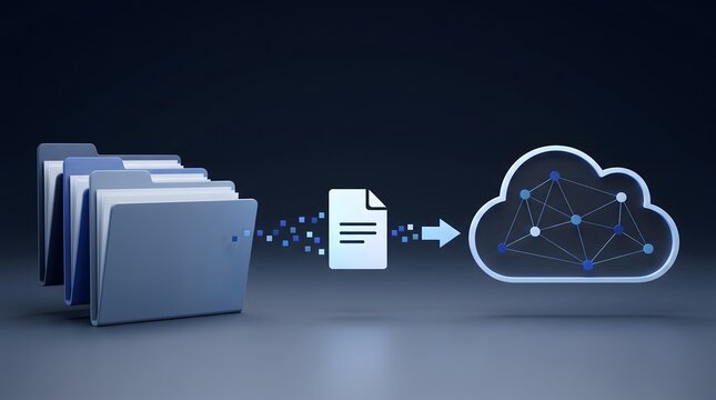 Data transfer from folders to cloud storage