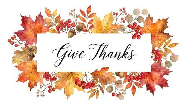 A beautiful autumn scene with vibrant fall leaves and a heartfelt message of gratitude