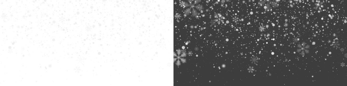 Snow snowfall snowflakes winter overlay transparent falling background PNG