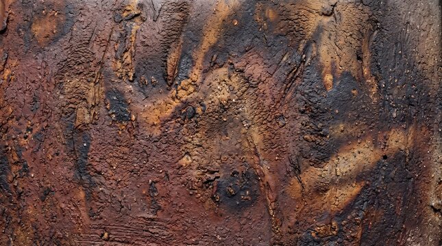 Rustic Burnt Texture Abstract Grunge Background Surface