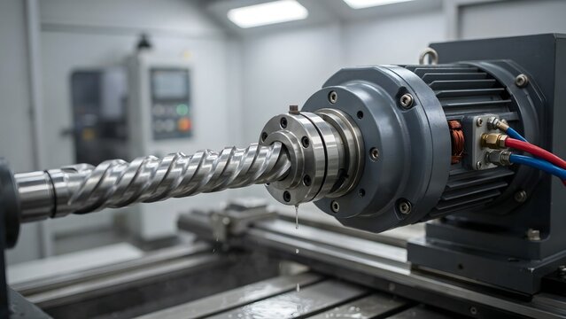 Precision CNC Machine with Metal Working Tool and High-Speed Spindle
