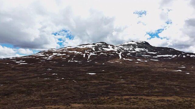 Hyperlapse - Aerial view of scenery in Norway - Scandinavia