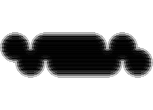 Striped spot for text. Vector Abstract Pattern of parallel black lines on a white background. Thin lines. Dots. Design element. Smooth rounded shapes. Modern divided Vector background for covers, adve