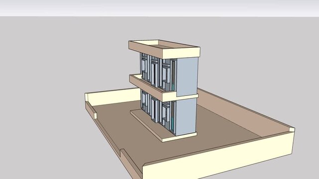 Stylist and Modern Duplex Building 