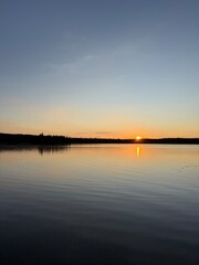 Fototapeta premium Summer sunshine in Mont Tremblant national park, Canada