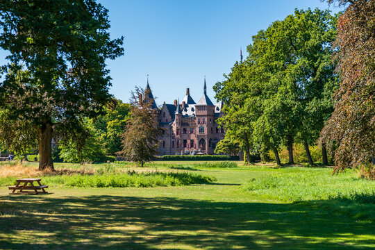 Gardens around Haar Castle in Holland